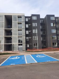 Fachada Condominio Valle de la Luna, La Pintana